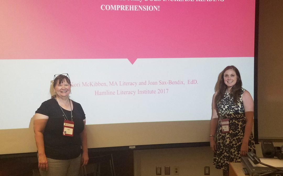 McKibben and Sax-Bendix co-presented at Summer Literacy Institute